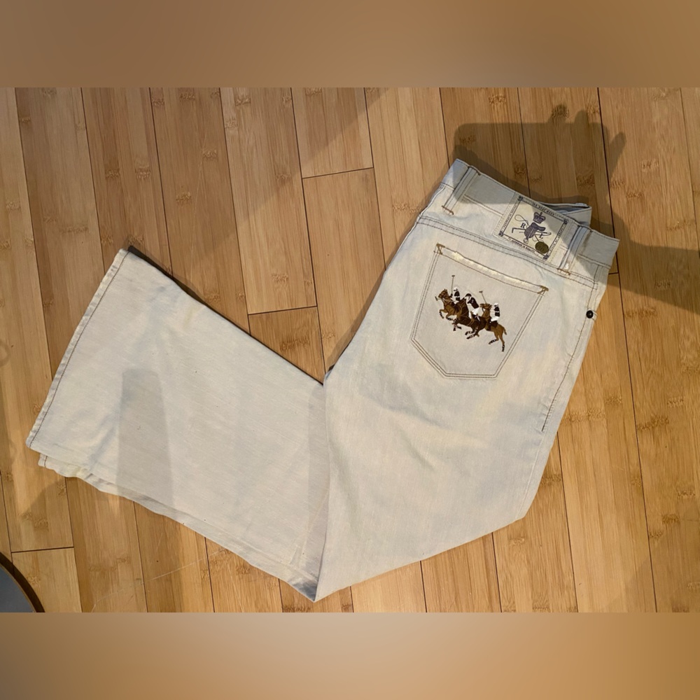 Ralph Lauren blue label khaki colored jeans